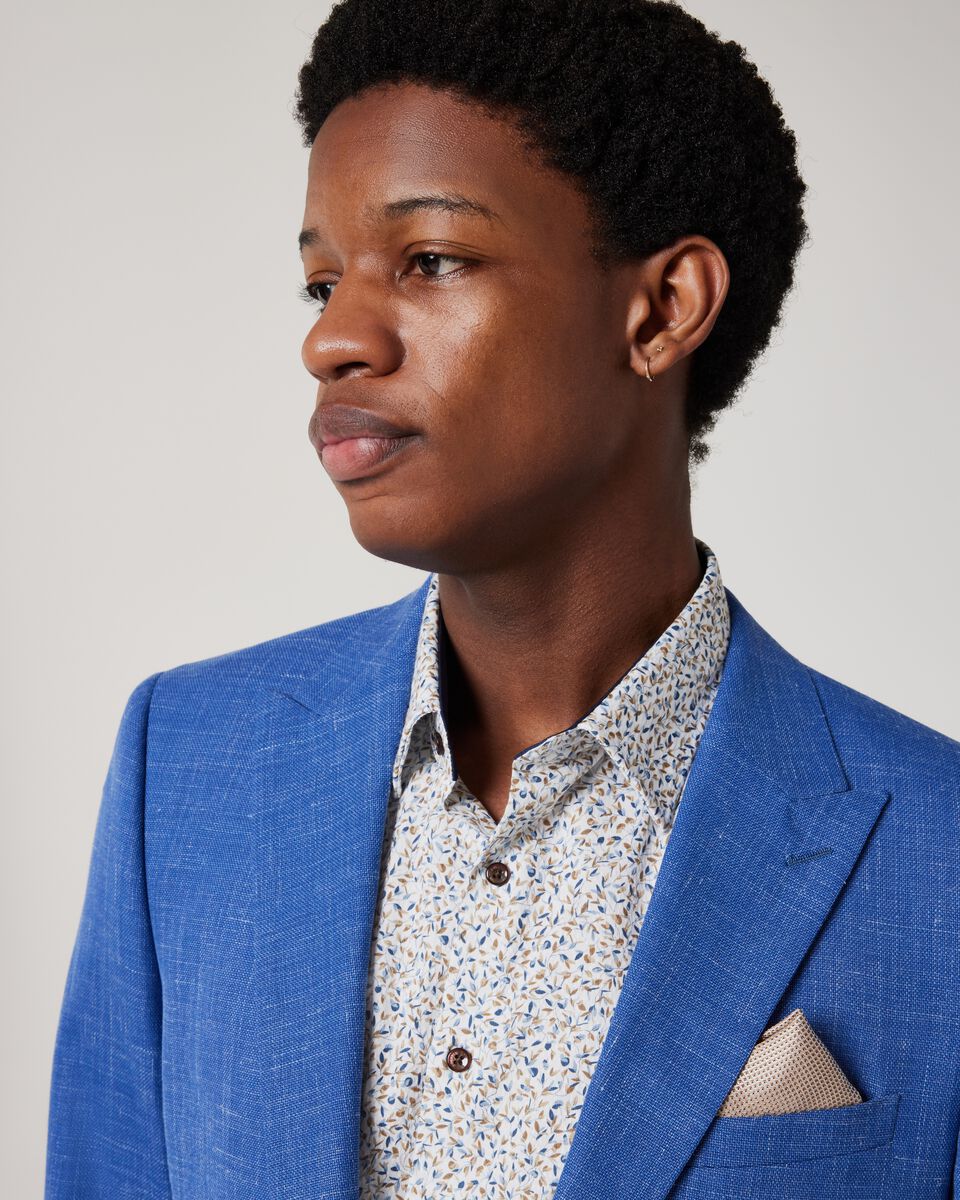 Slim Fit Two Toned Tailored Blazer
